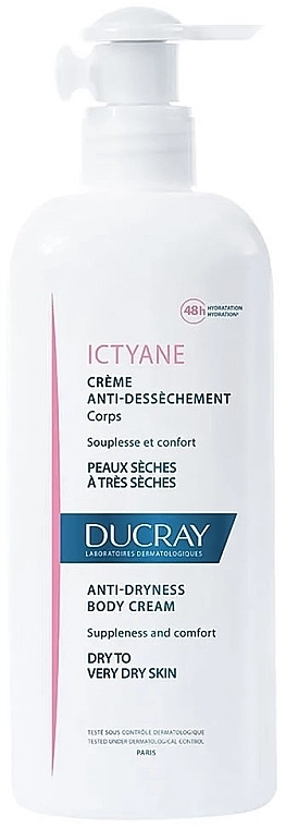 Ducray Живильний пом'якшувальний крем для тіла Ictyane Anti-Dryness Body Cream - фото N1