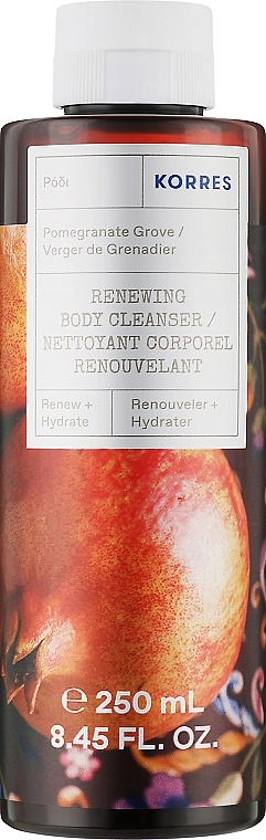 Korres Восстанавливающий гель для душа "Гранат" Pomegranate Renewing Body Cleanser - фото N1