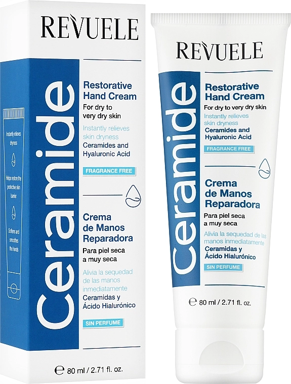 Revuele Відновлювальний крем для рук Ceramide Restotarive Hand Cream - фото N2