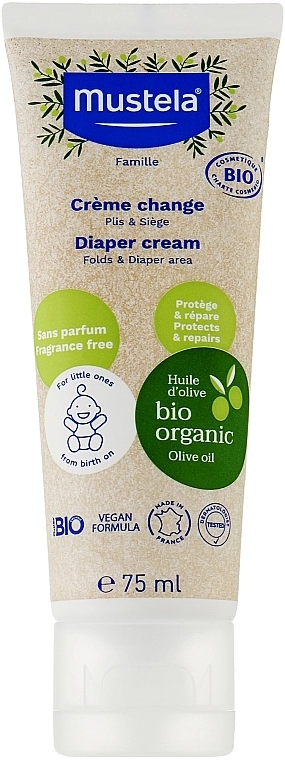 Mustela Крем под подгузник Famille Diaper Cream - фото N1