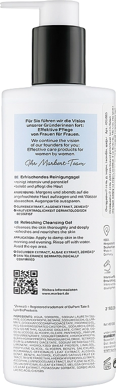 Marbert Очищувальний гель для нормальної та комбінованої шкіри Fresh Cleansing Erfrischendes Reinigungsgel - фото N2