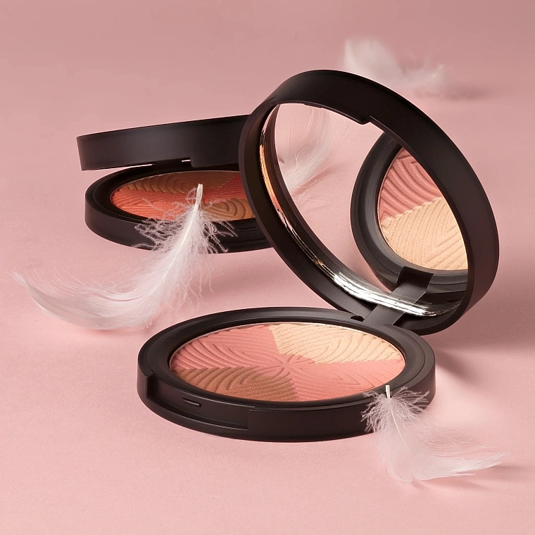 Aden Cosmetics Face Sunlight Trio Палетка для макіяжу обличчя - фото N3