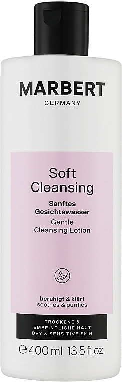 Marbert Нежный лосьон для чувствительной и сухой кожи Soft Cleansing Sanftes Gesichtswasser - фото N1