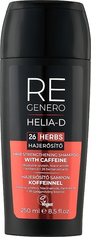 Helia-D Укрепляющий шампунь с кофеином Regenero Caffeine Strenghtening Shampoo - фото N1