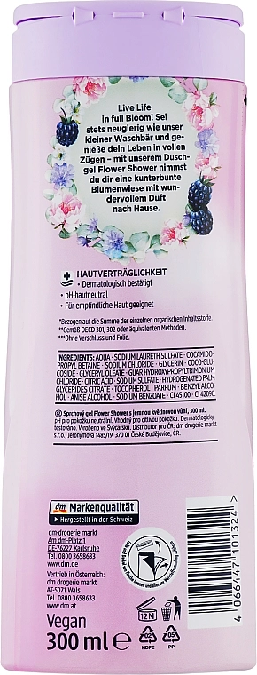 Balea Гель для душу "Квітковий душ" Flower Shower Gel - фото N2