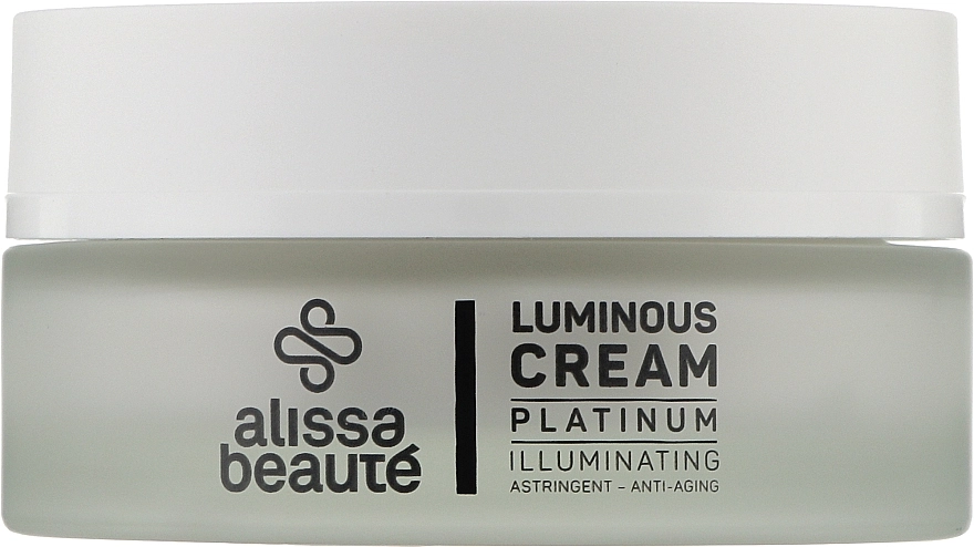 Alissa Beaute Антивозрастной крем для лица с платиной и комплексом церамидов Illuminating Luminous Cream Platinum - фото N1