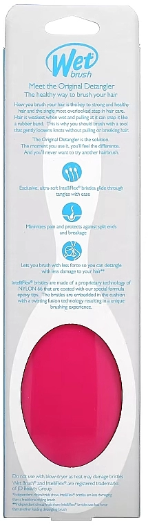 Wet Brush Расческа для волос Original Detangler Pink - фото N4