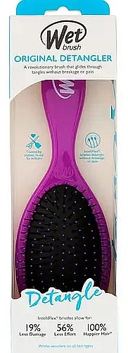 Wet Brush Расческа для волос Original Detangler Purple - фото N2