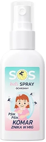 Novaclear Захисний спрей від комарів SOS Kids Protective Spray - фото N1
