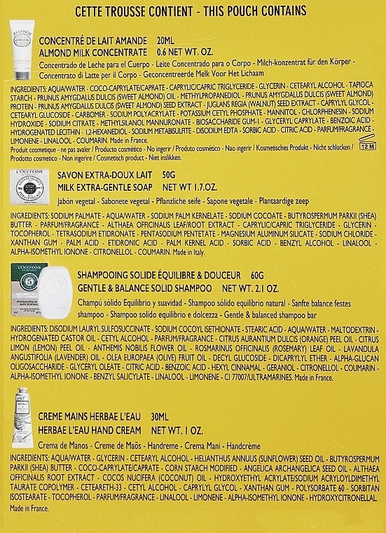 L'Occitane Набор, 5 продуктов Body Kit - фото N3