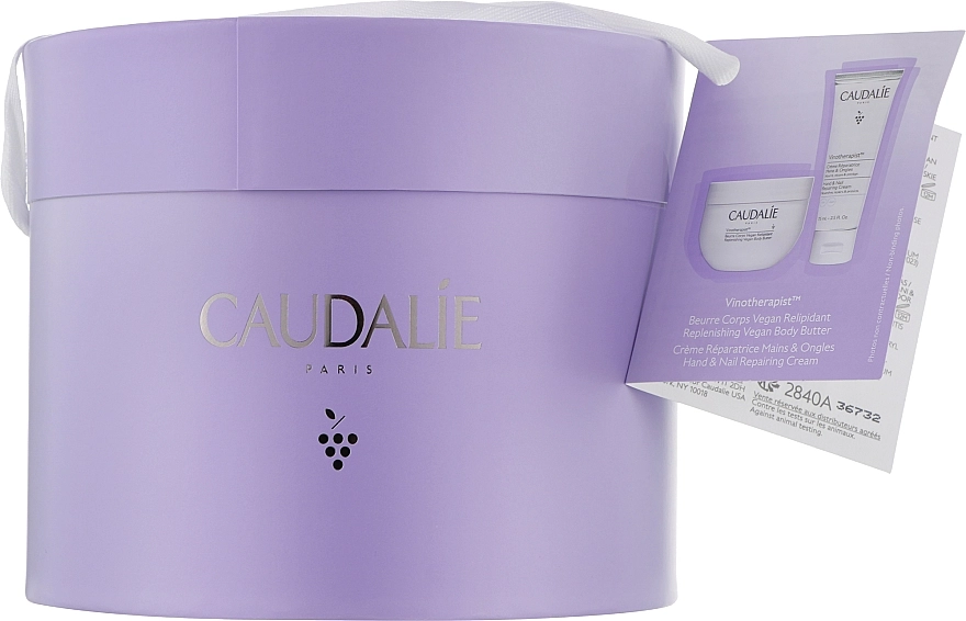 Caudalie Набір Vinotherapist 2022 (h/cr/75ml + b/balm/250ml) - фото N1