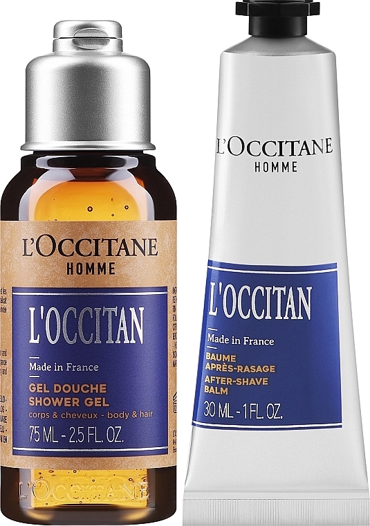 L'Occitane Pour Homme Набор (sh/gel/75ml + ash/balm/30ml) - фото N2