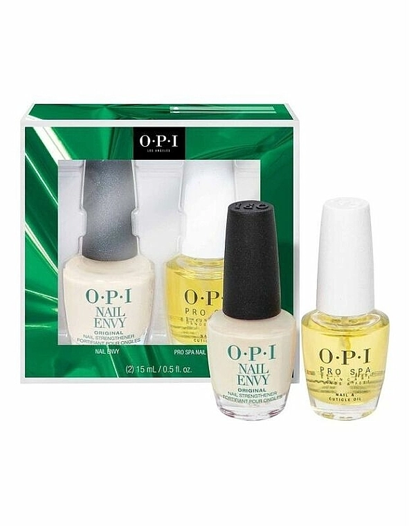 O.P.I . Nail Treatments Holiday'21 Duo Pack (nail/streng/15ml+nail/oil/15ml) Набір - фото N1