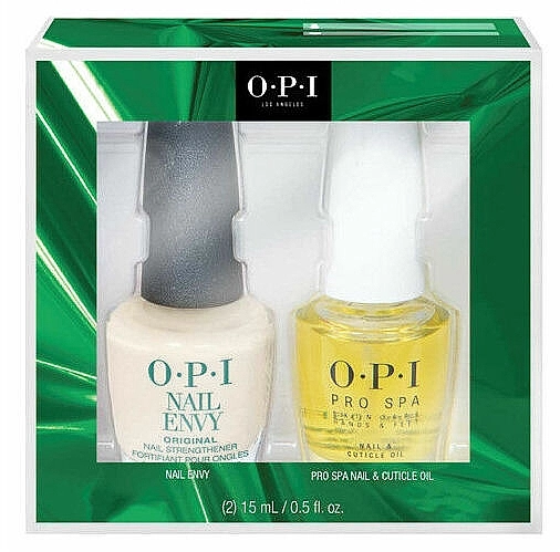 O.P.I . Nail Treatments Holiday'21 Duo Pack (nail/streng/15ml+nail/oil/15ml) Набір - фото N2