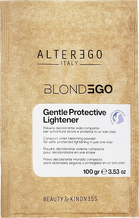 Alter Ego Освітлювальний порошок AlterEgo BlondEgo Gentle Protective Lightener Violet Bleaching Powder - фото N1
