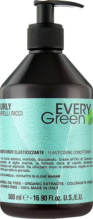 EveryGreen Кондиционер для вьющихся волос Curly Elasticising Conditioner, 500ml - фото N1