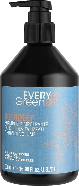 EveryGreen Восстанавливающий шампунь для волос Botodeep Shampoo, 500ml - фото N1