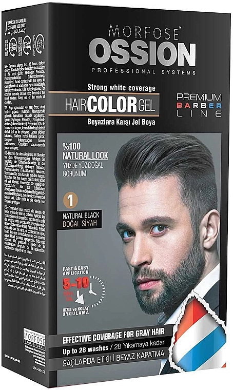 Morfose Гель-краска для волос Ossion Hair Color Gel - фото N1