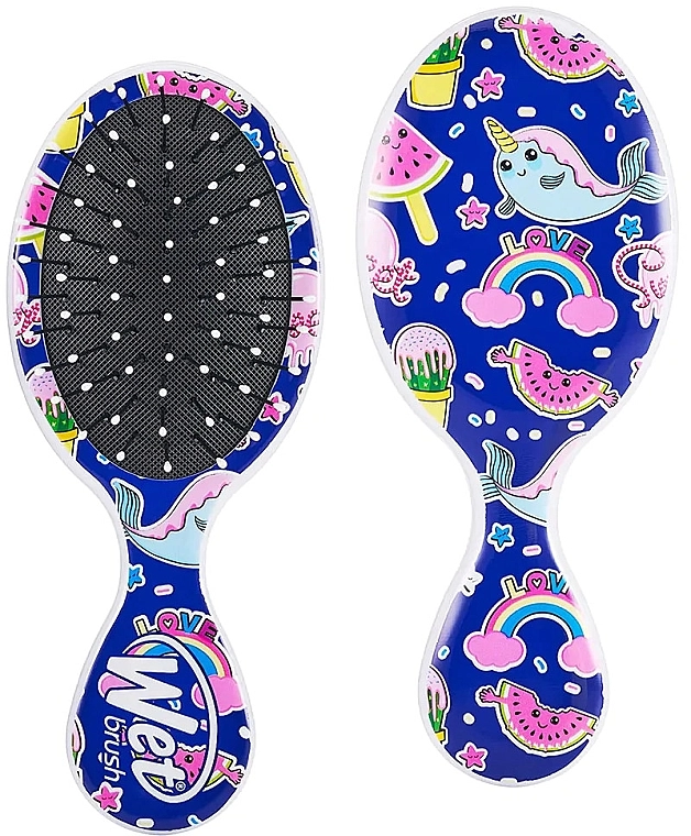 Wet Brush Мини-расческа для волос Mini Detangler Happy Hair Fantasy - фото N1