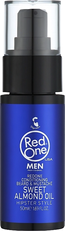 RedOne Миндальное масло-кондиционер для бороды Red One Conditioning Beard & Mustache Sweet Almond Oil - фото N1