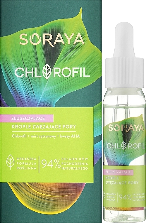 Soraya Відлущувальні краплі для звуження пор Chlorofil Exfoliating Drops - фото N2
