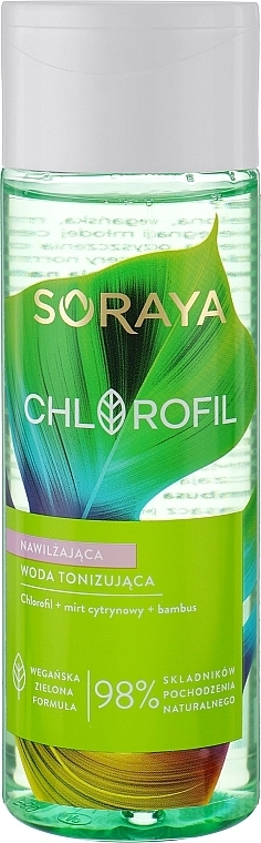 Soraya Увлажняющая и тонизирующая вода для молодой кожи Chlorofil Moisturizing Toning Water - фото N1