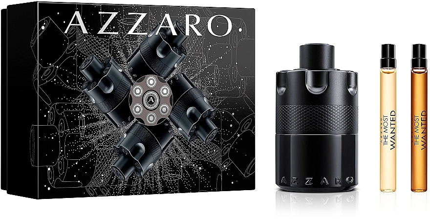 Azzaro The Most Wanted Intense Набір (edp/100ml + edp/10ml + parf/10ml) - фото N1