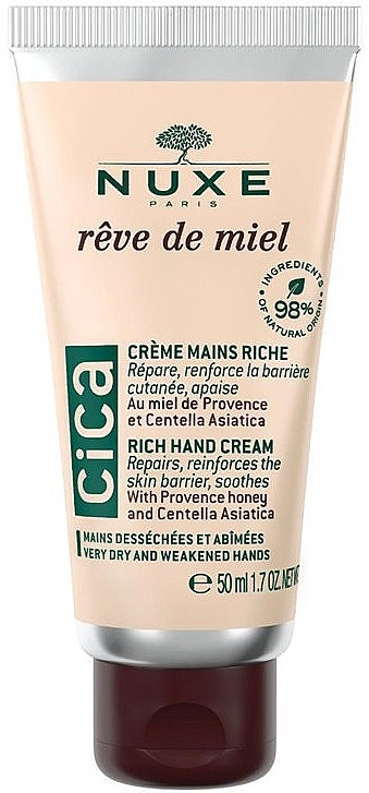 Nuxe Крем для рук Reve de Miel Cica Rich Hand Cream - фото N1