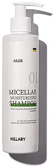 Hillary Міцелярний зволожувальний шампунь Aloe Aloe Micellar Moisturizing Shampoo - фото N1