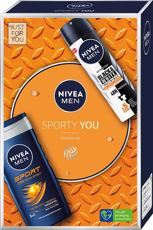 Nivea Набір MEN Sporty You (deo/150ml + sh/gel/250ml) - фото N1