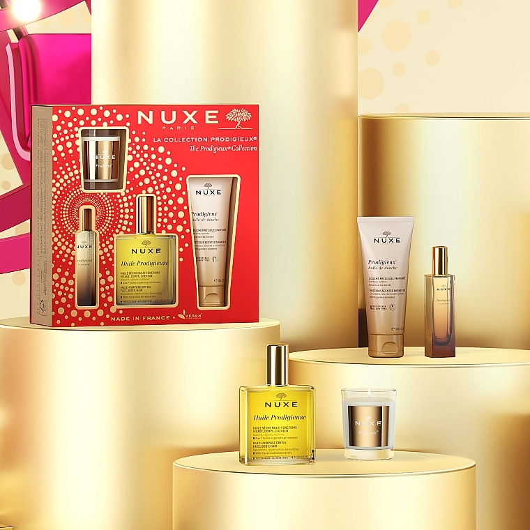 Nuxe Набір Prodigieux (b/oil/100ml + perf/15ml + shower oil/100ml + candle/70g) - фото N5