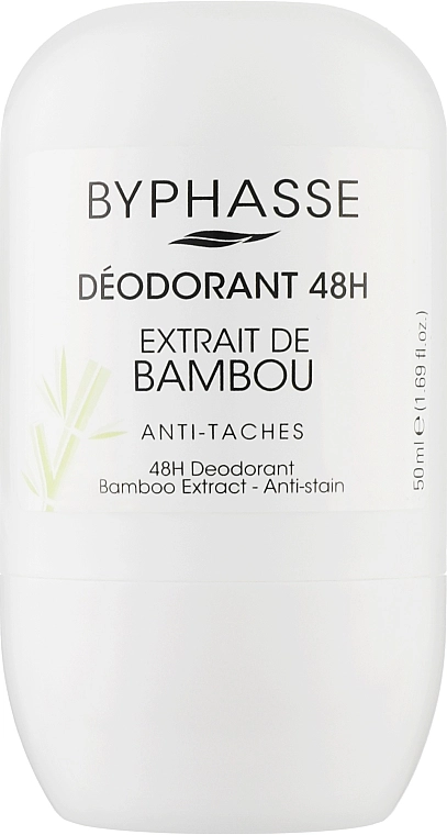 Byphasse Дезодорант роликовий "Екстракт бамбука" 48h Deodorant Bamboo Extract - фото N1