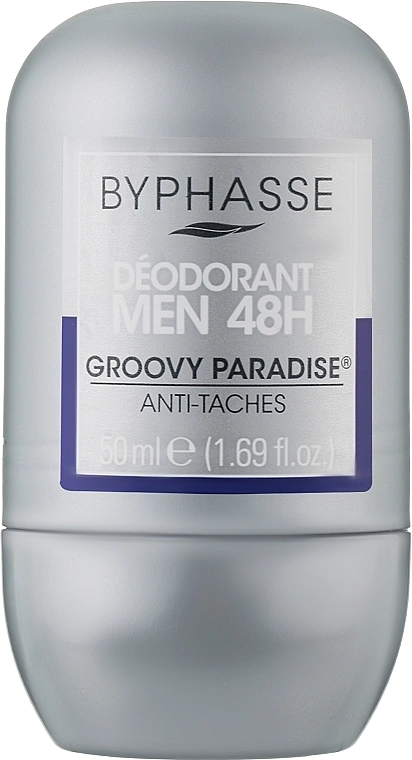 Byphasse Чоловічий дезодорант роликовий "Захопливий рай" 48h Deodorant Man Groovy Paradise - фото N1