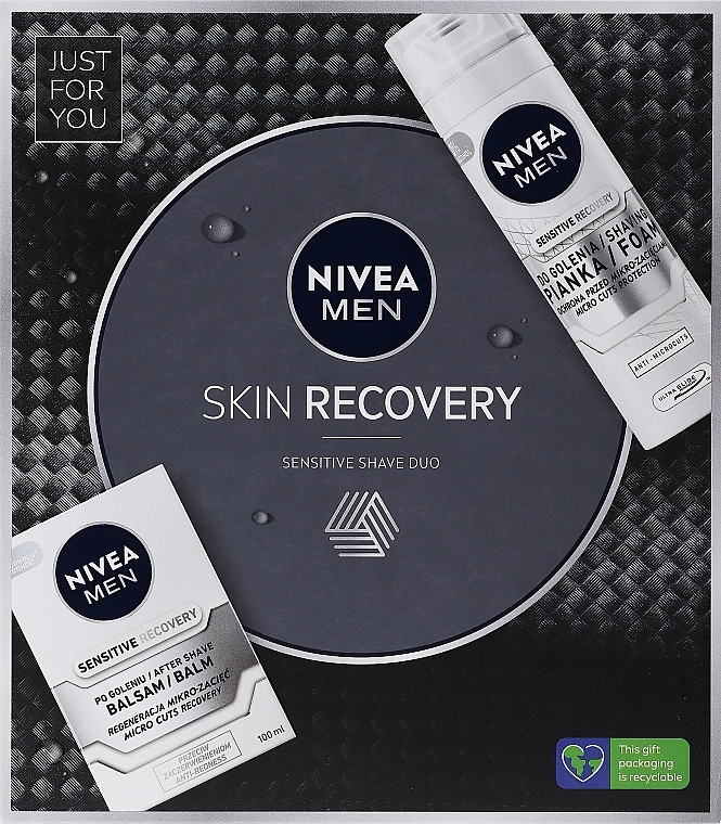 Nivea Набор MEN Skin Recovery (sh/foam/200ml + ash/balm/100ml) - фото N1