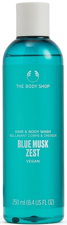The Body Shop Blue Musk Zest Vegan Гель для тіла та волосся - фото N1