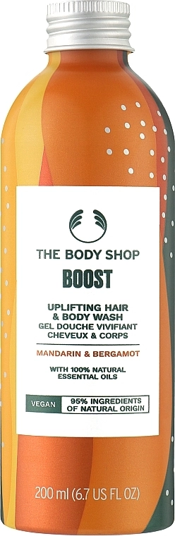 The Body Shop Шампунь-гель для душу Boost Uplifting Hair & Body Wash - фото N1