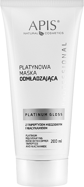 APIS Professional Платинова омолоджувальна маска для обличчя Platinum Gloss - фото N1