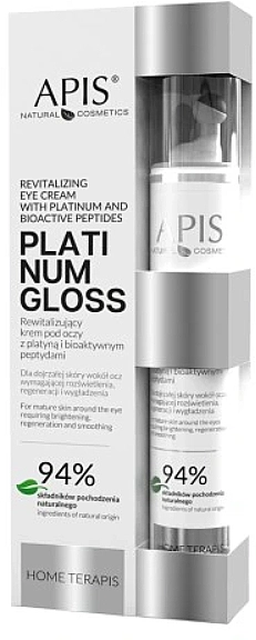 APIS Professional Восстанавливающий крем для кожи вокруг глаз Platinum Gloss - фото N1