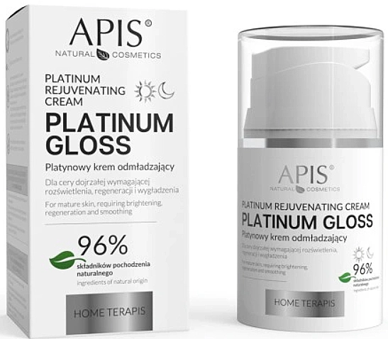 APIS Professional Омолаживающий крем для лица Platinum Gloss - фото N1