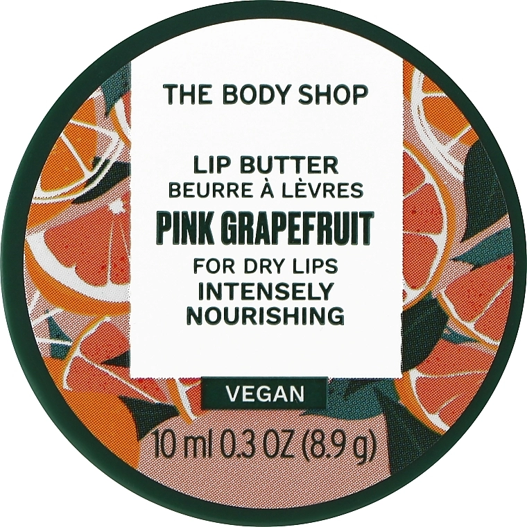 The Body Shop Интенсивно питающее масло для сухих губ "Розовый грейпфрут" Pink Grapefruit Lip Butter For Dry Lips Intensely Nourishing - фото N1