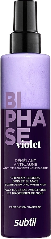 BIPHASE VIOLET SUBTIL 200ml - DÉMÊLANT ANTI-JAUNE