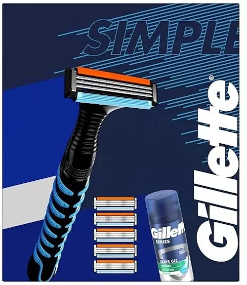 Gillette Набор Sensor (razor/1pc + foam/75ml) - фото N1