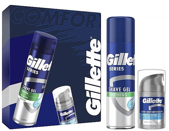 Gillette Набір Series (gel/200ml + ash/balm/50ml) - фото N1