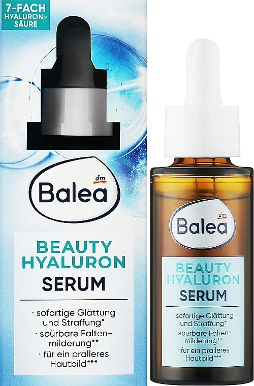 Balea Сироватка семикратна для обличчя Beauty Hyaluron Serum - фото N2