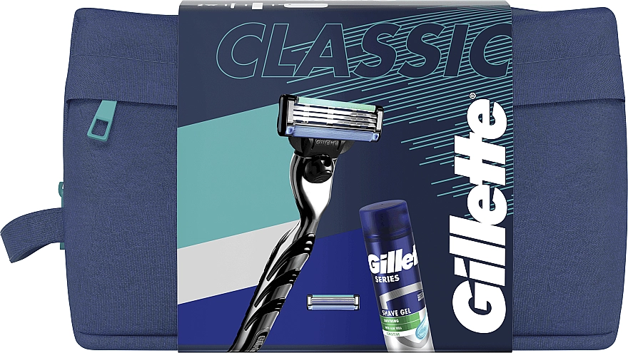 Gillette Набор Mach3 (razor/1pc + foam/200ml + bag/1pc) - фото N1