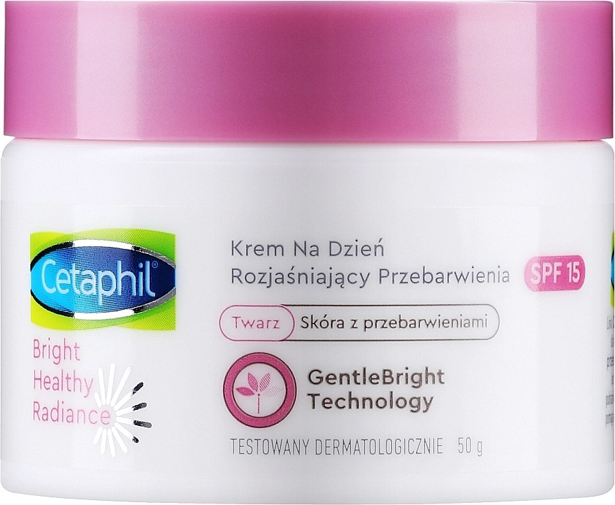 Cetaphil Освітлювальний денний крем для обличчя Bright Healthy Radiance Face Day Cream SPF15 - фото N1