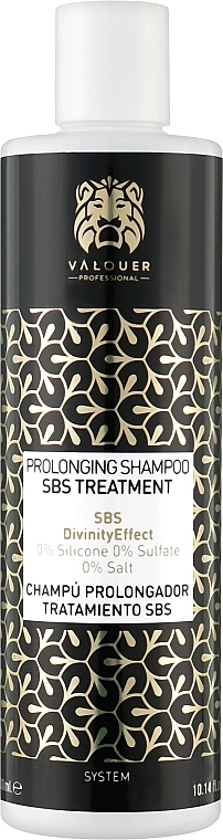 Valquer Зміцнювальний шампунь Prolonging Shampoo Sbs Divinity Effect - фото N1