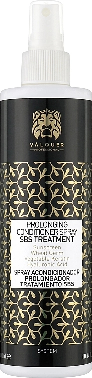Valquer Зміцнювальний кондиціонер-спрей для волосся Prolonging Conditioner Spray Sbs Divinityeffect - фото N1