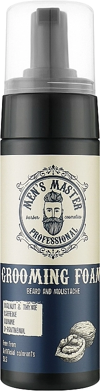Men's Master Увлажняющая пена для бороды и усов Grooming Foam - фото N1