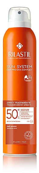 Rilastil Прозрачный солнцезащитный спрей SPF50+ Sun System Transparent Spray SPF50+ - фото N1